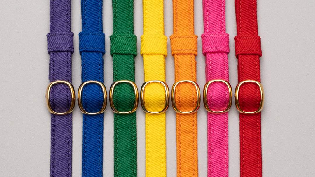 猫首輪 MUJIコットンツイル