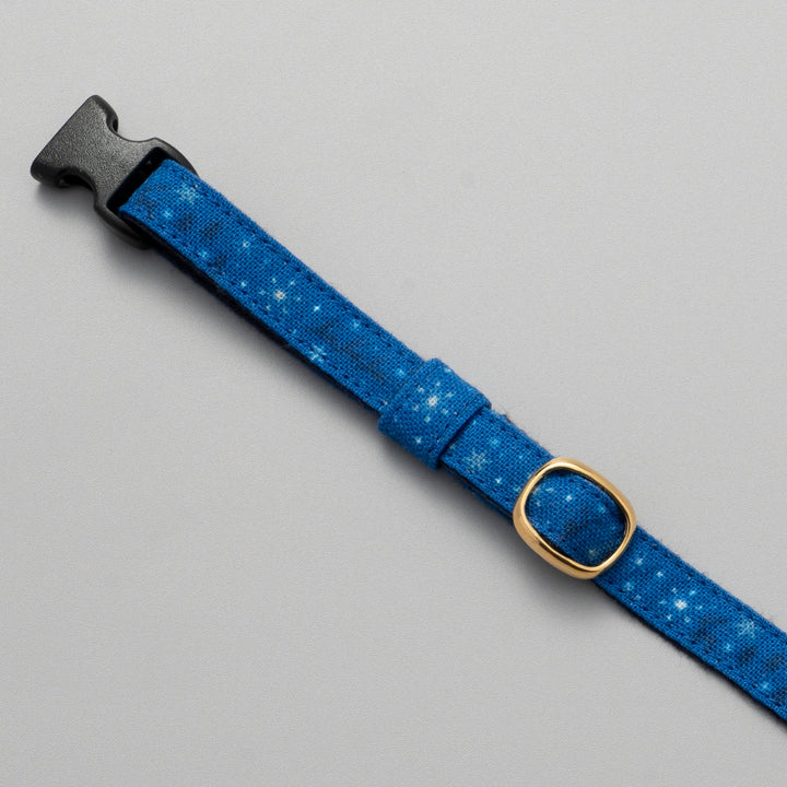 グラフィック猫首輪 雪の結晶 ブルー【限定モデル】