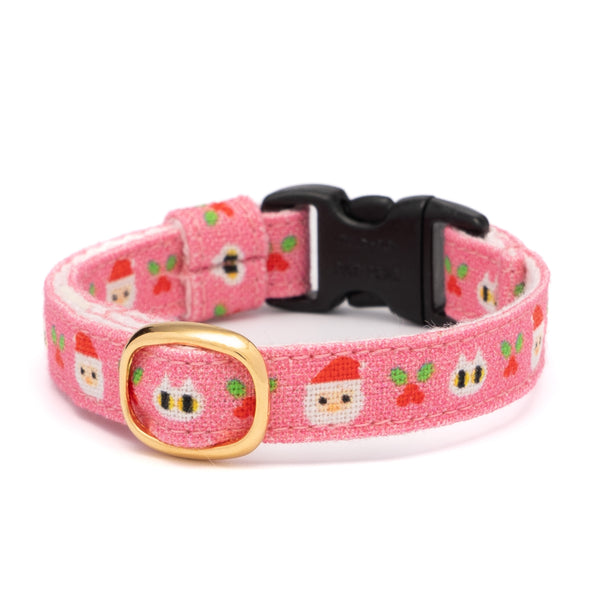 グラフィック猫首輪 サンタとねこ ピンク【限定モデル】 グラフィック猫首輪 サンタとねこ ピンク【限定モデル】