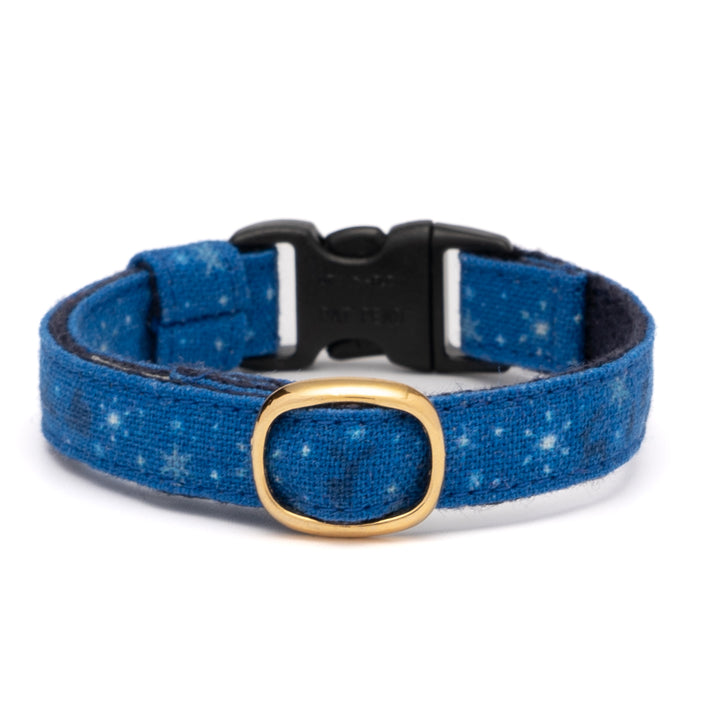 グラフィック猫首輪 雪の結晶 ブルー【限定モデル】