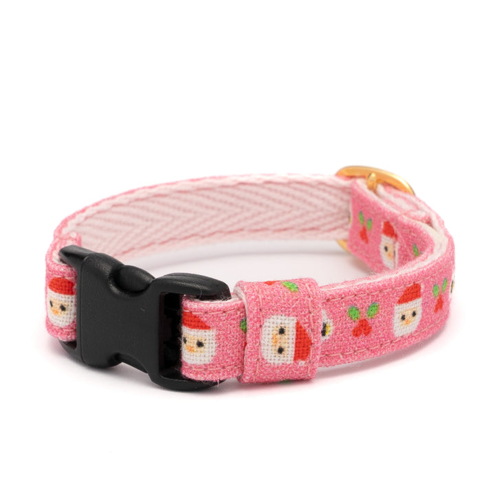 グラフィック猫首輪 サンタとねこ ピンク【限定モデル】