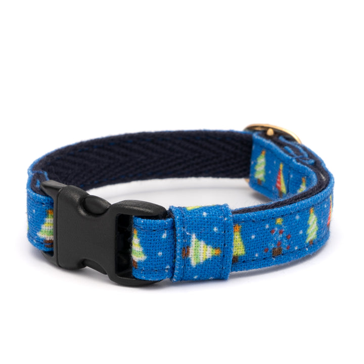 グラフィック猫首輪 もみの木 ブルー【限定モデル】