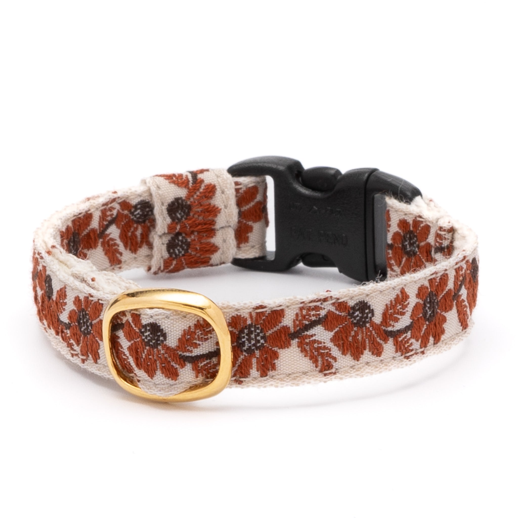 チロル猫首輪 Kafka アネモネ 02ベージュ｜ぽぽねこ公式オンラインショップ