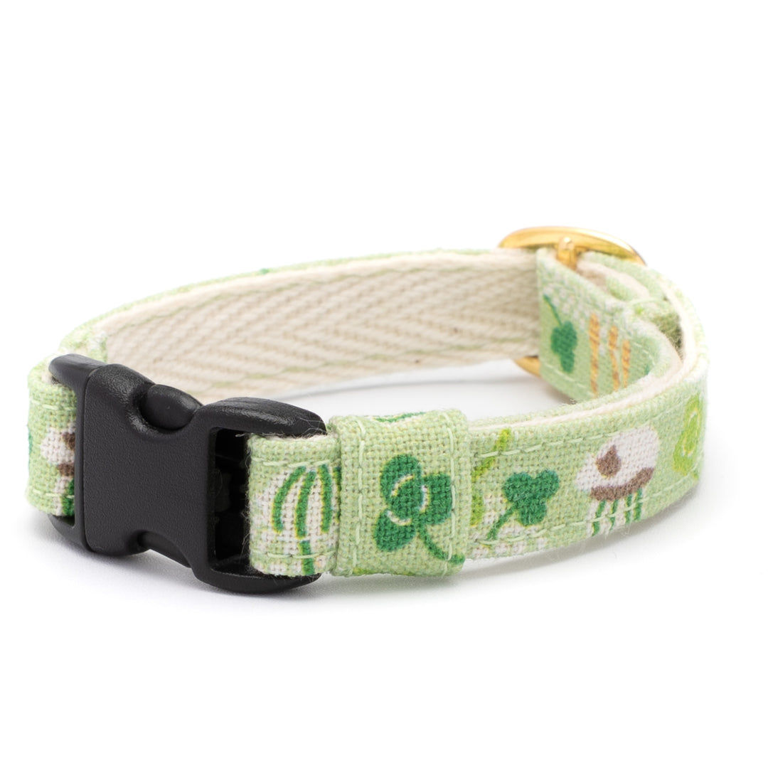 グラフィック猫首輪 春の和柄 クローバー【限定モデル】