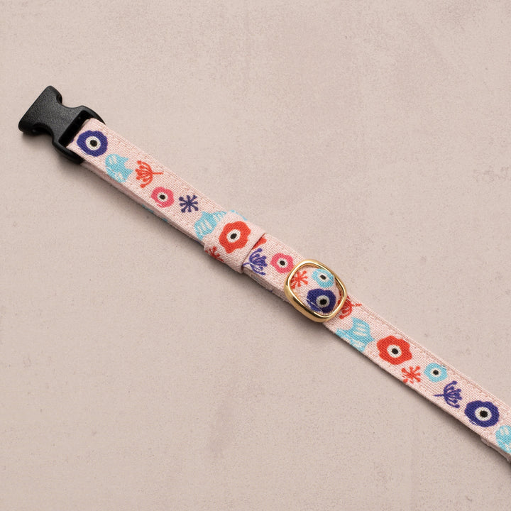 グラフィック猫首輪 欧風花柄 アネモネ【限定モデル】