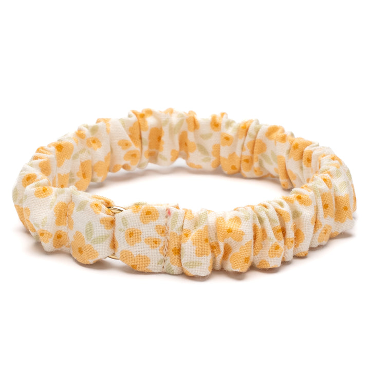 シュシュ猫首輪 moda コテージチャーム イエロー【限定モデル】