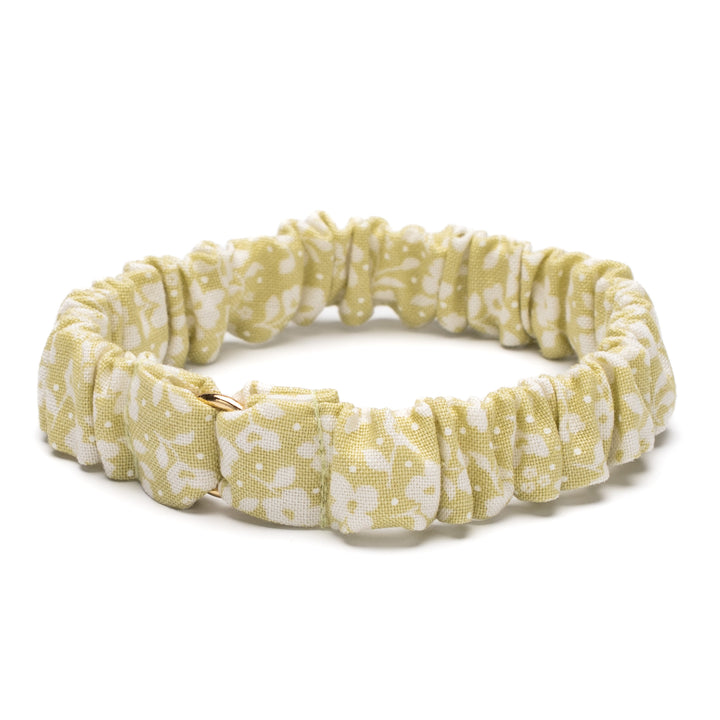 シュシュ猫首輪 moda デインティーメドー モノグリーン【限定モデル】