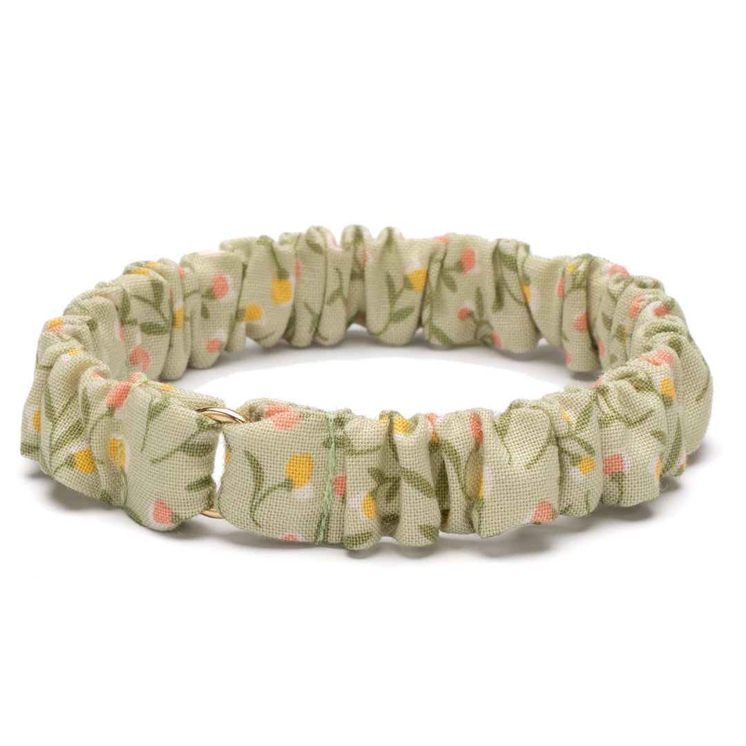 シュシュ猫首輪 moda フラワーガール グリーン【限定モデル】