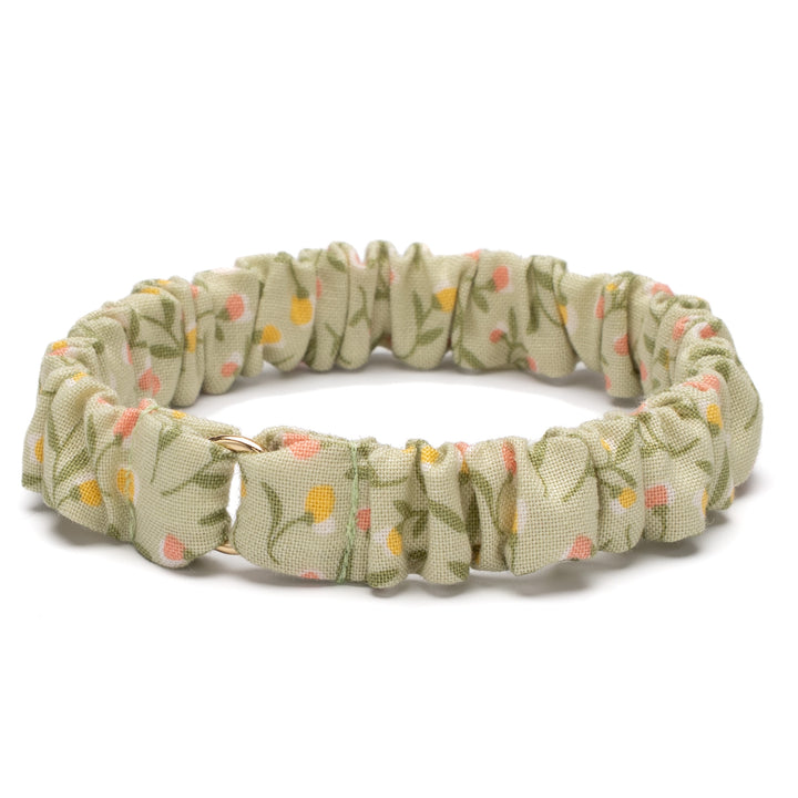 シュシュ猫首輪 moda フラワーガール グリーン【限定モデル】