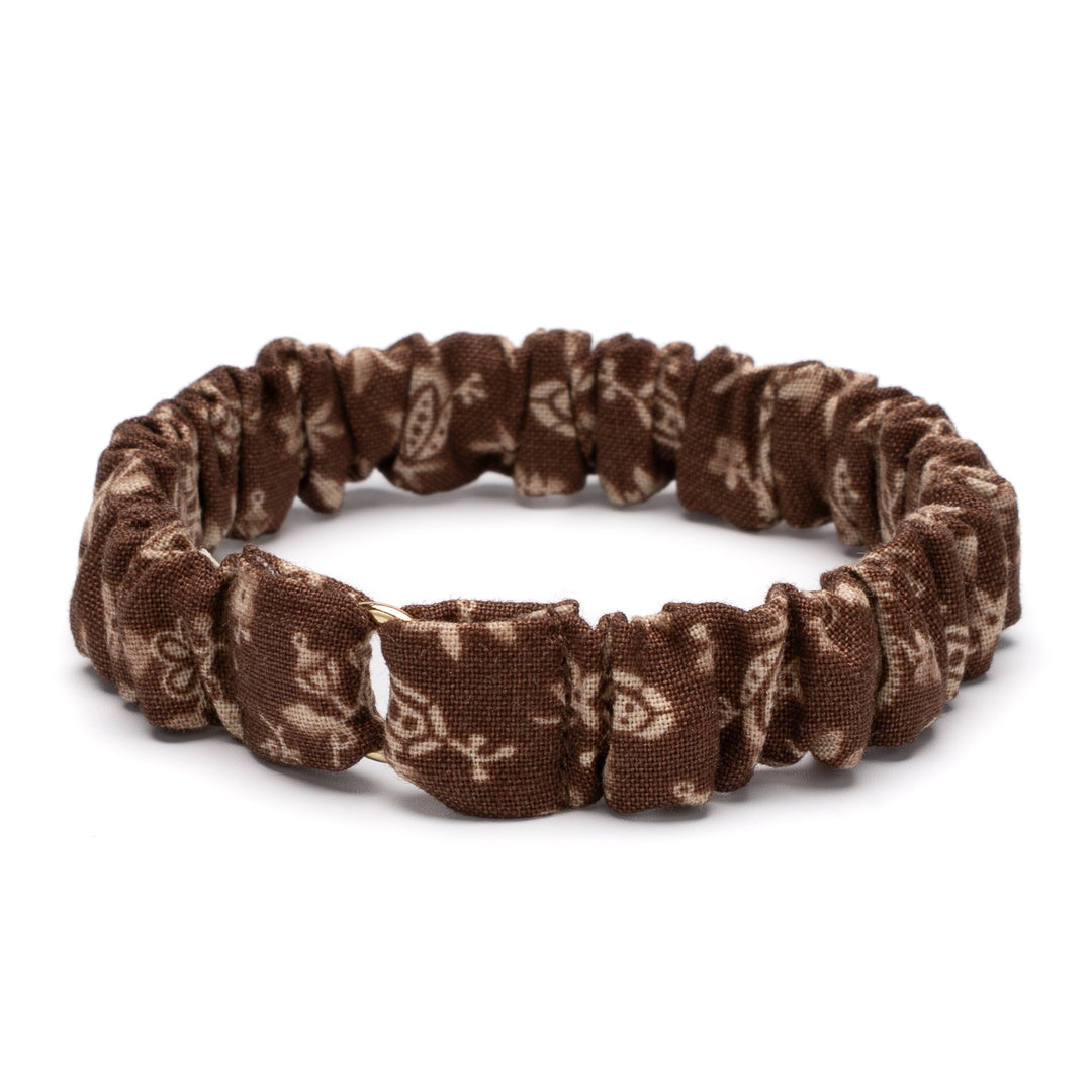 シュシュ猫首輪 moda ダイナーズデライト ブラウン【限定モデル】