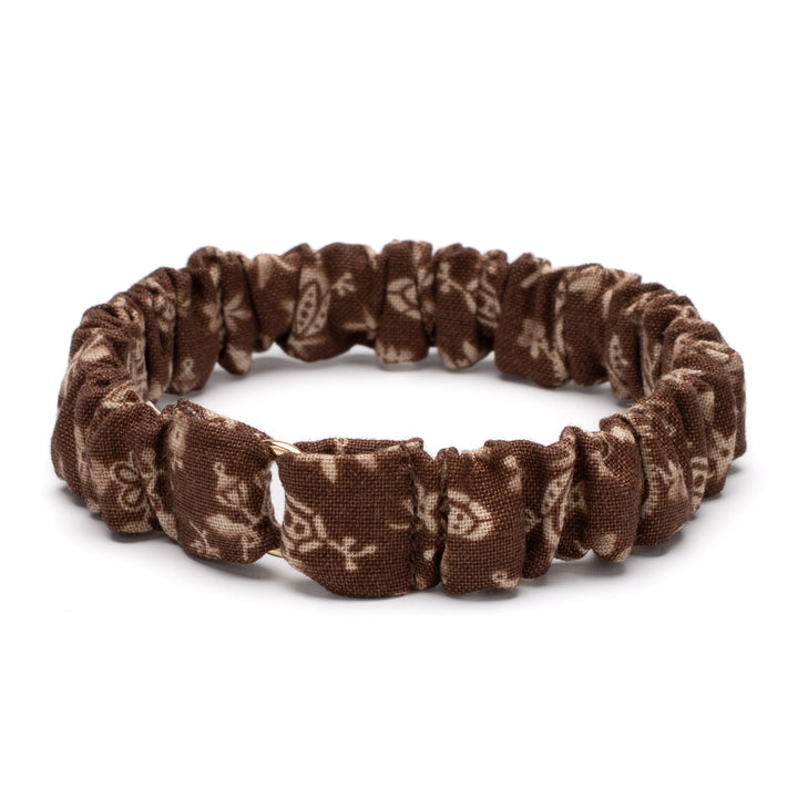 シュシュ猫首輪 moda ダイナーズデライト ブラウン【限定モデル】