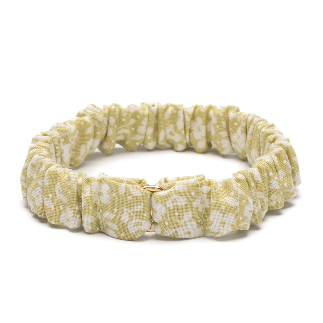 シュシュ猫首輪 moda デインティーメドー モノグリーン【限定モデル】