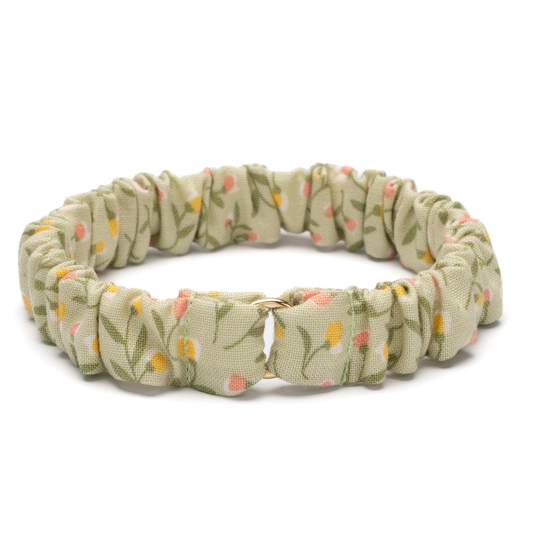 シュシュ猫首輪 moda フラワーガール グリーン【限定モデル】