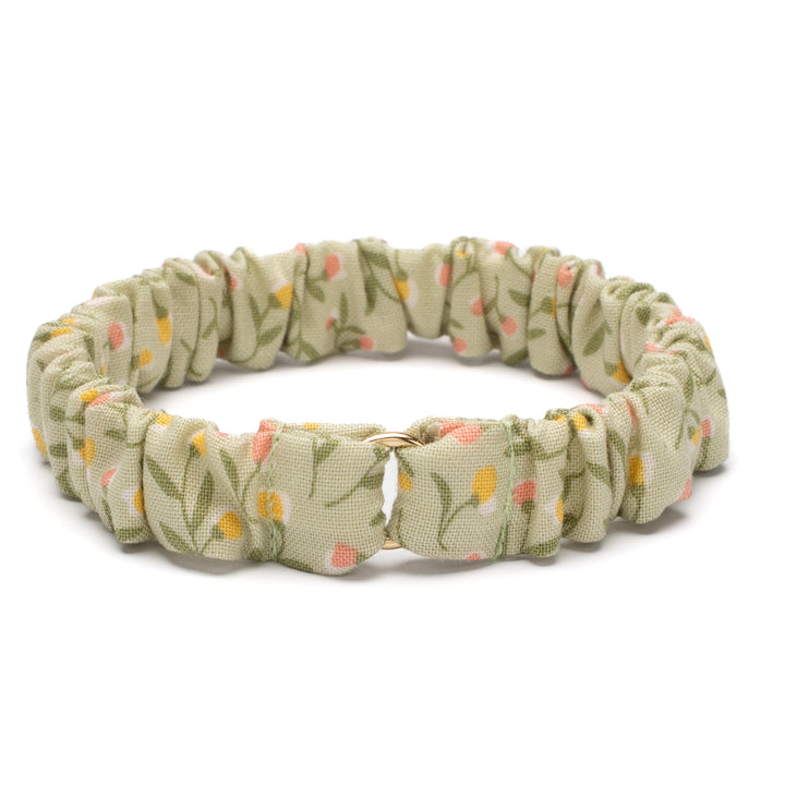 シュシュ猫首輪 moda フラワーガール グリーン【限定モデル】