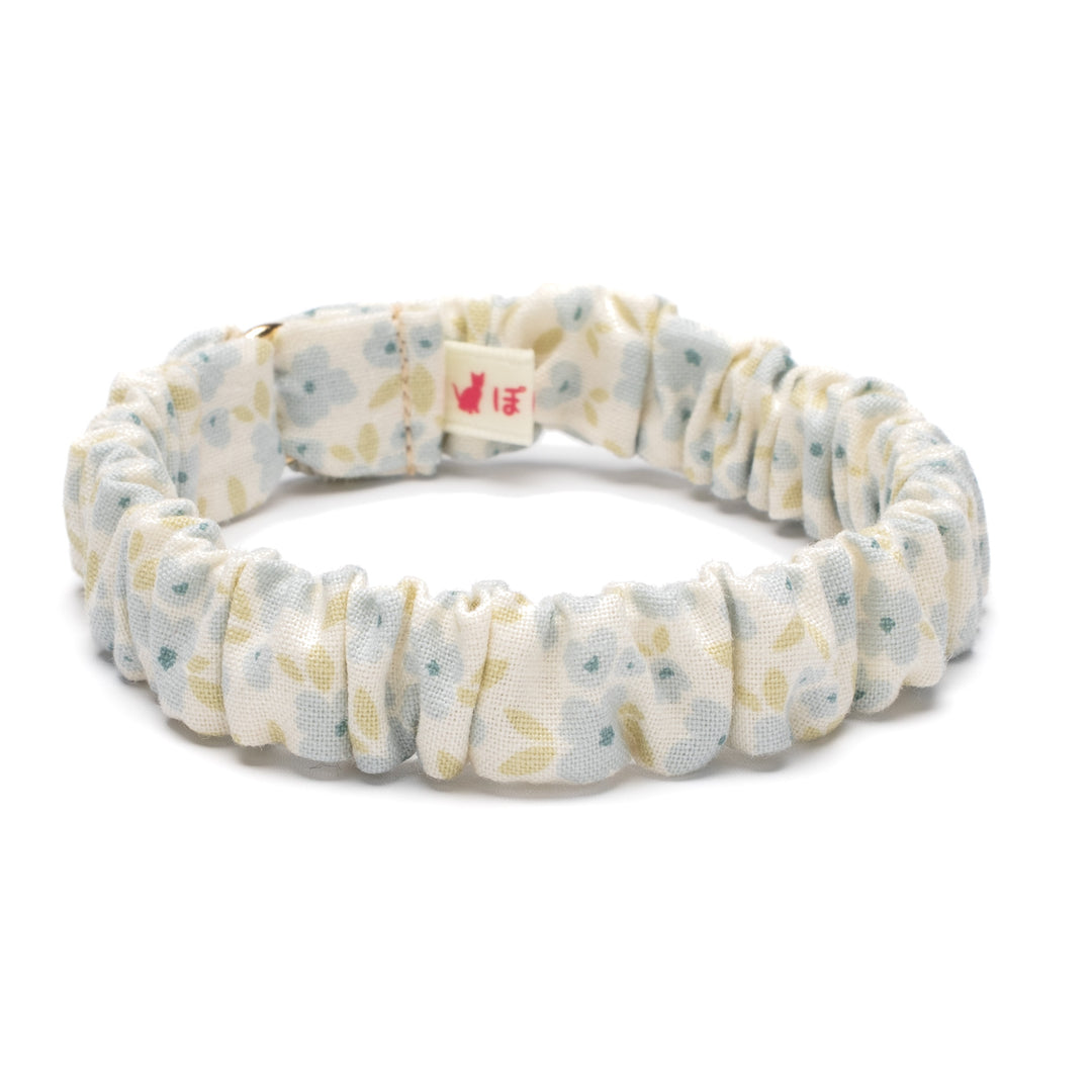 シュシュ猫首輪 moda コテージチャーム ブルー【限定モデル】