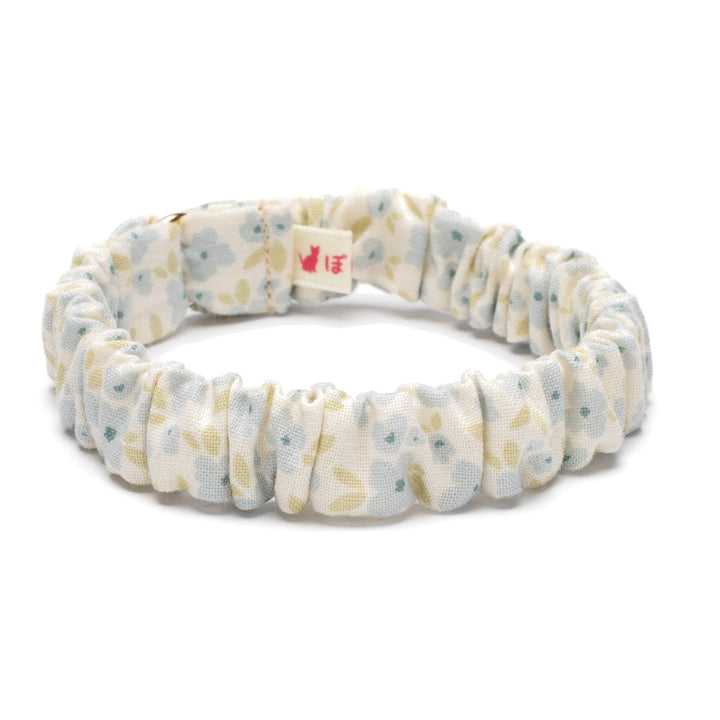 シュシュ猫首輪 moda コテージチャーム ブルー【限定モデル】