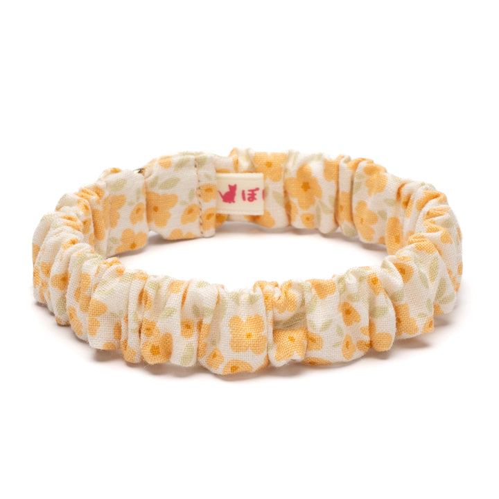 シュシュ猫首輪 moda コテージチャーム イエロー【限定モデル】