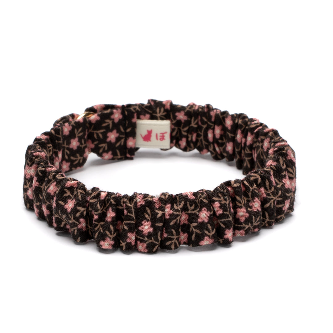 シュシュ猫首輪 moda コーズユニティ ブラウン【限定モデル】