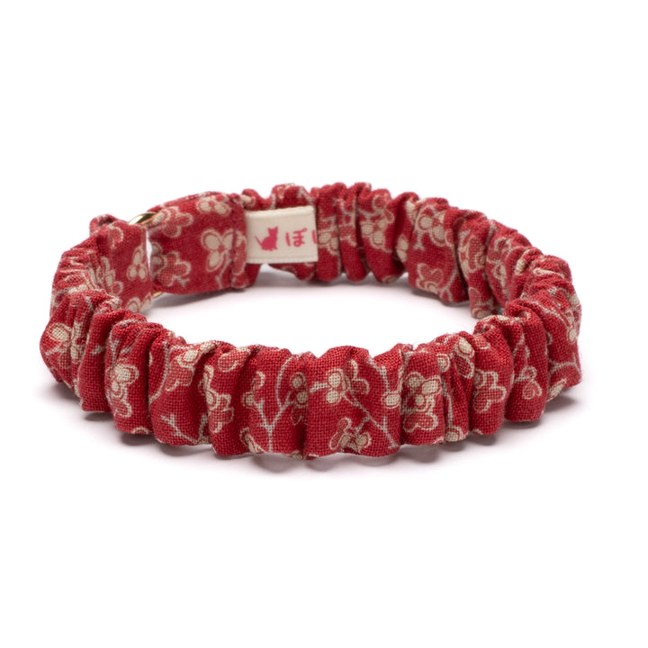 シュシュ猫首輪 moda ルーアンヌリー トロワ レッド【限定モデル】