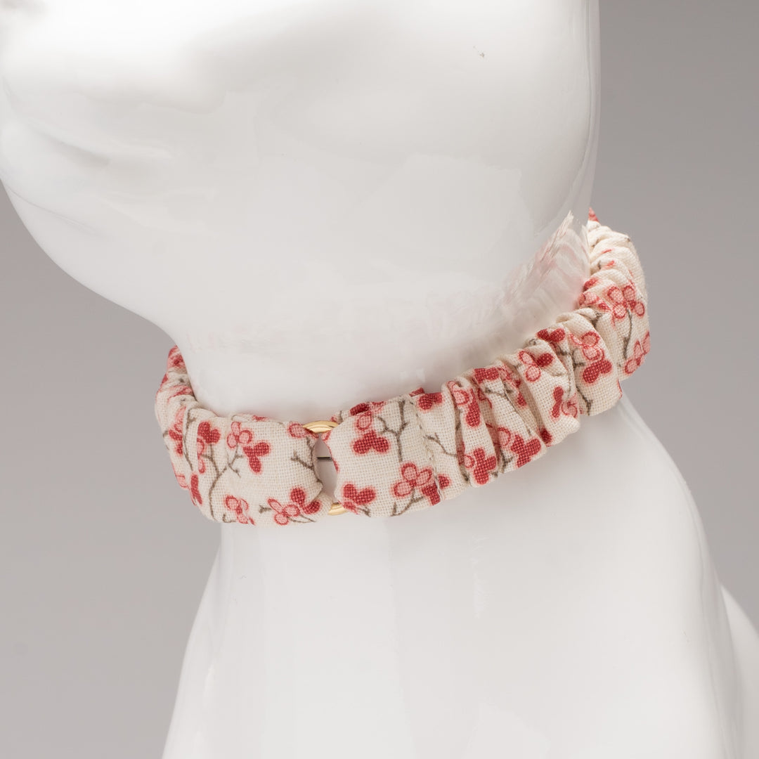 シュシュ猫首輪 moda ルーアンヌリー トロワ オフホワイト【限定モデル】