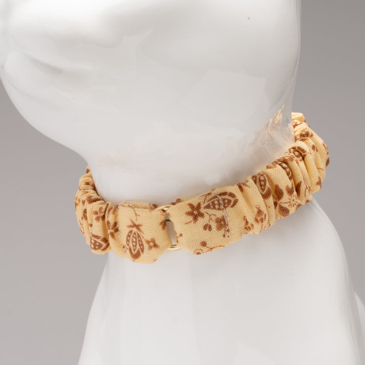 シュシュ猫首輪 moda ダイナーズデライト イエロー【限定モデル】