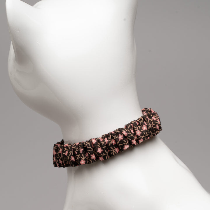 シュシュ猫首輪 moda コーズユニティ ブラウン【限定モデル】