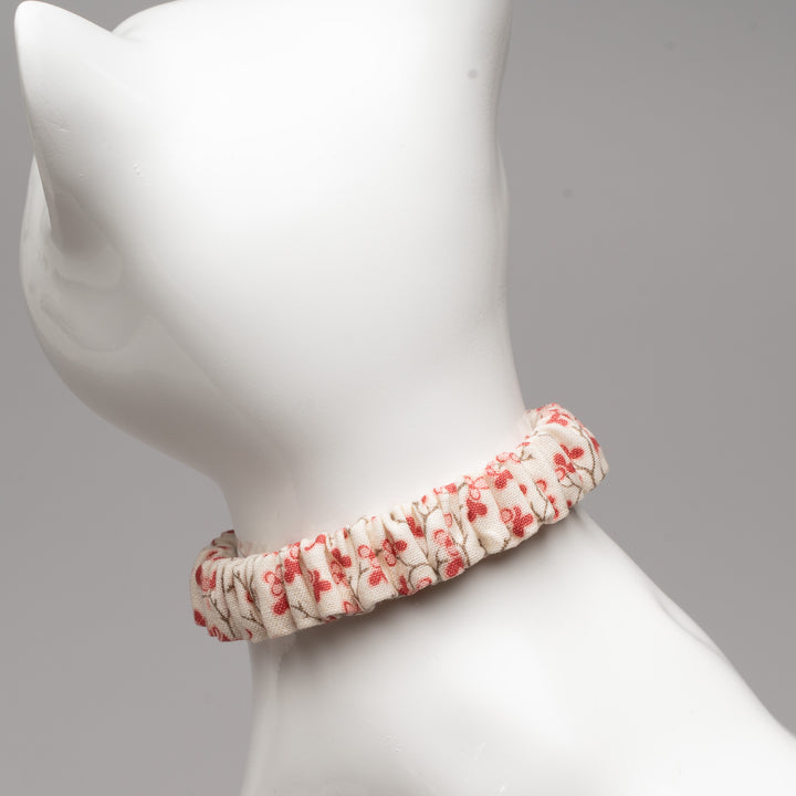 シュシュ猫首輪 moda ルーアンヌリー トロワ オフホワイト【限定モデル】