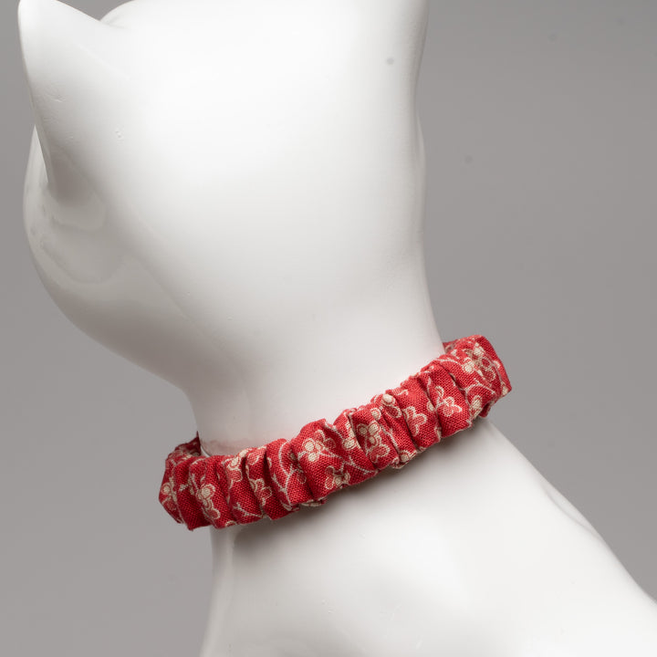 シュシュ猫首輪 moda ルーアンヌリー トロワ レッド【限定モデル】