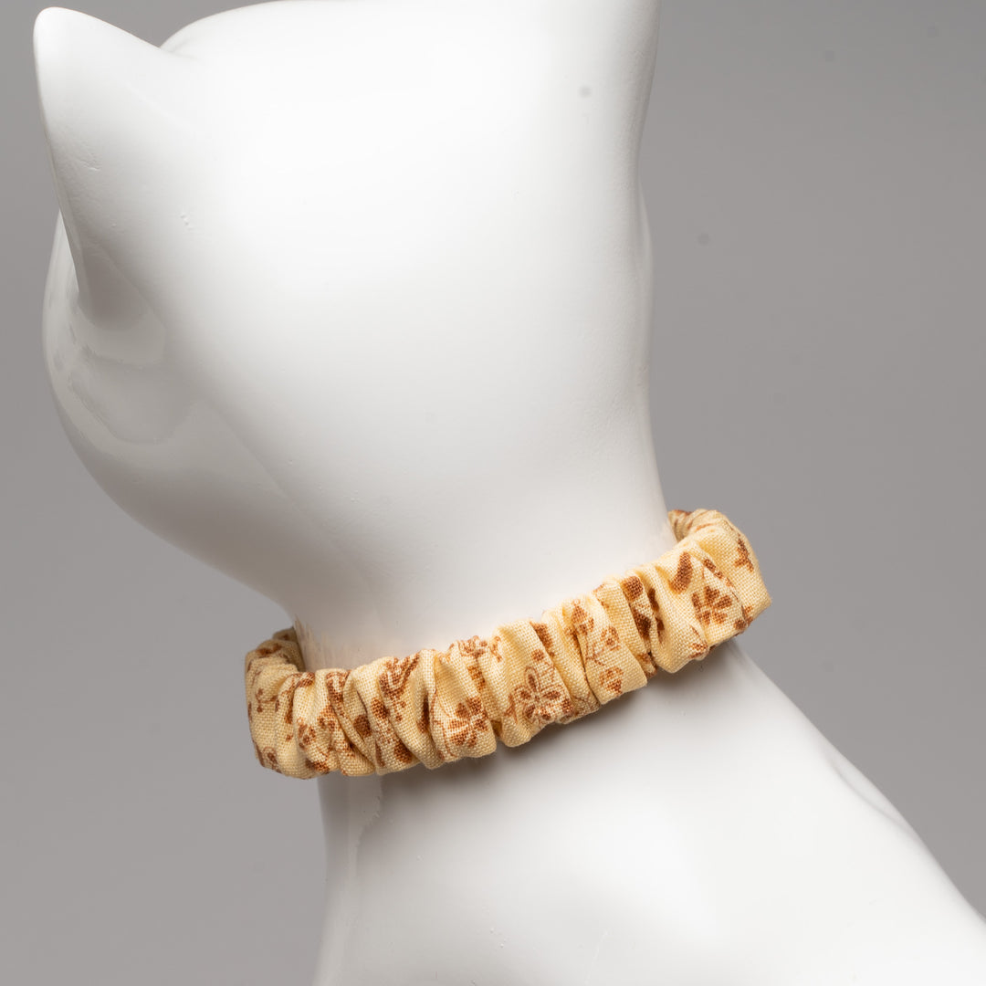 シュシュ猫首輪 moda ダイナーズデライト イエロー【限定モデル】