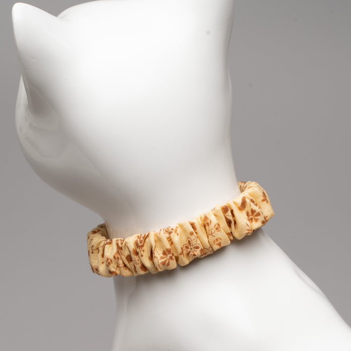 シュシュ猫首輪 moda ダイナーズデライト イエロー【限定モデル】