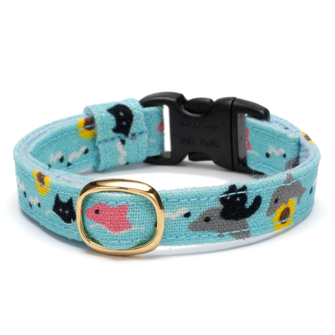 グラフィック猫首輪 猫のサマバケ ねことイルカ【限定モデル】