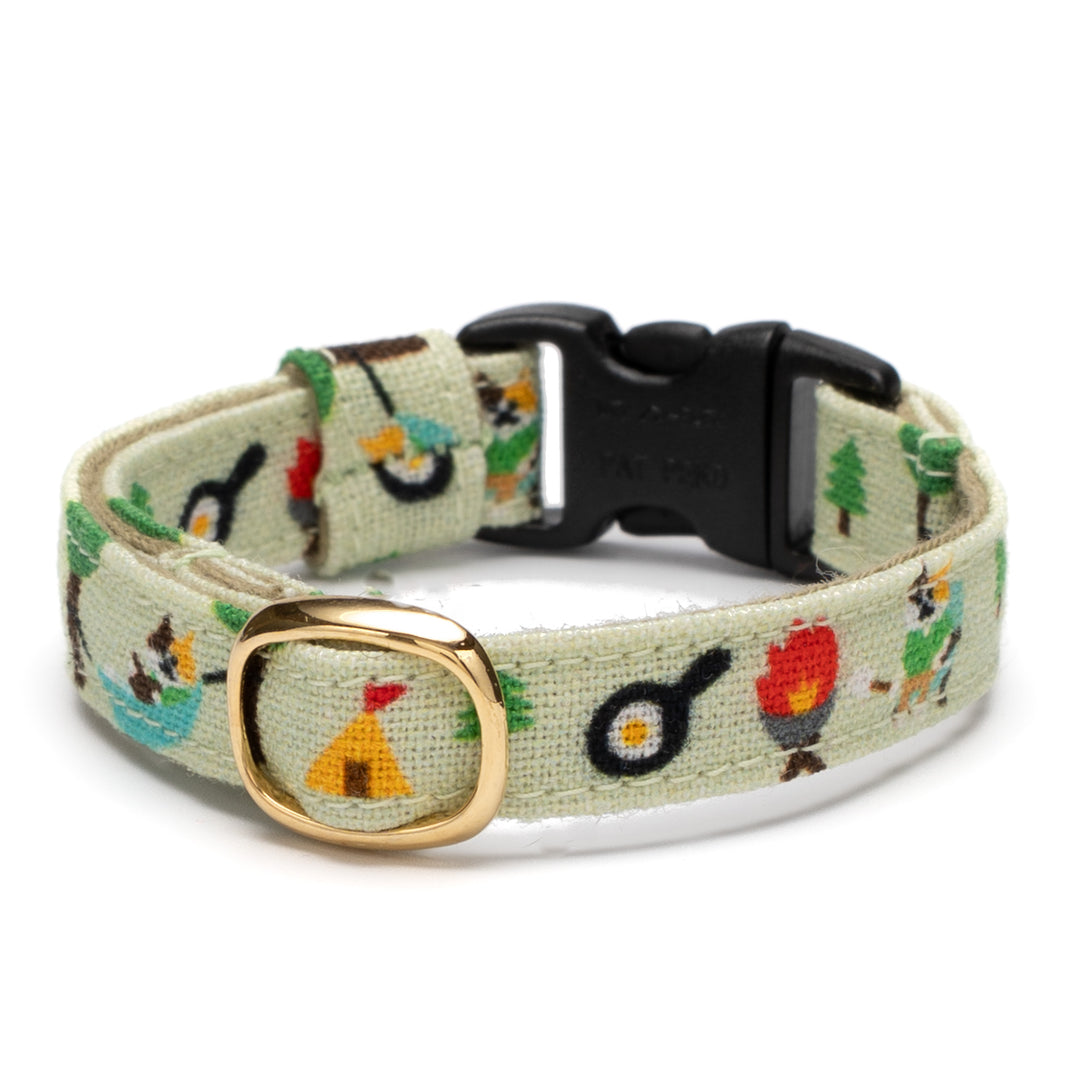 グラフィック猫首輪 猫のサマバケ キャンプねこ【限定モデル】