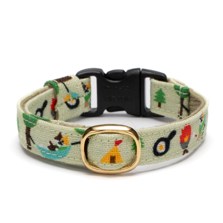 グラフィック猫首輪 猫のサマバケ キャンプねこ【限定モデル】