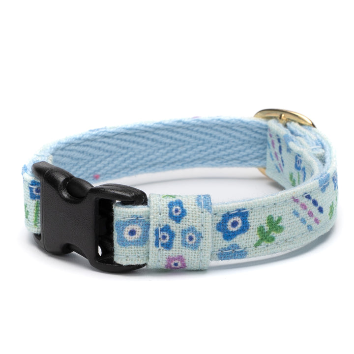グラフィック猫首輪 夏の花柄 ネモフィラ【限定モデル】