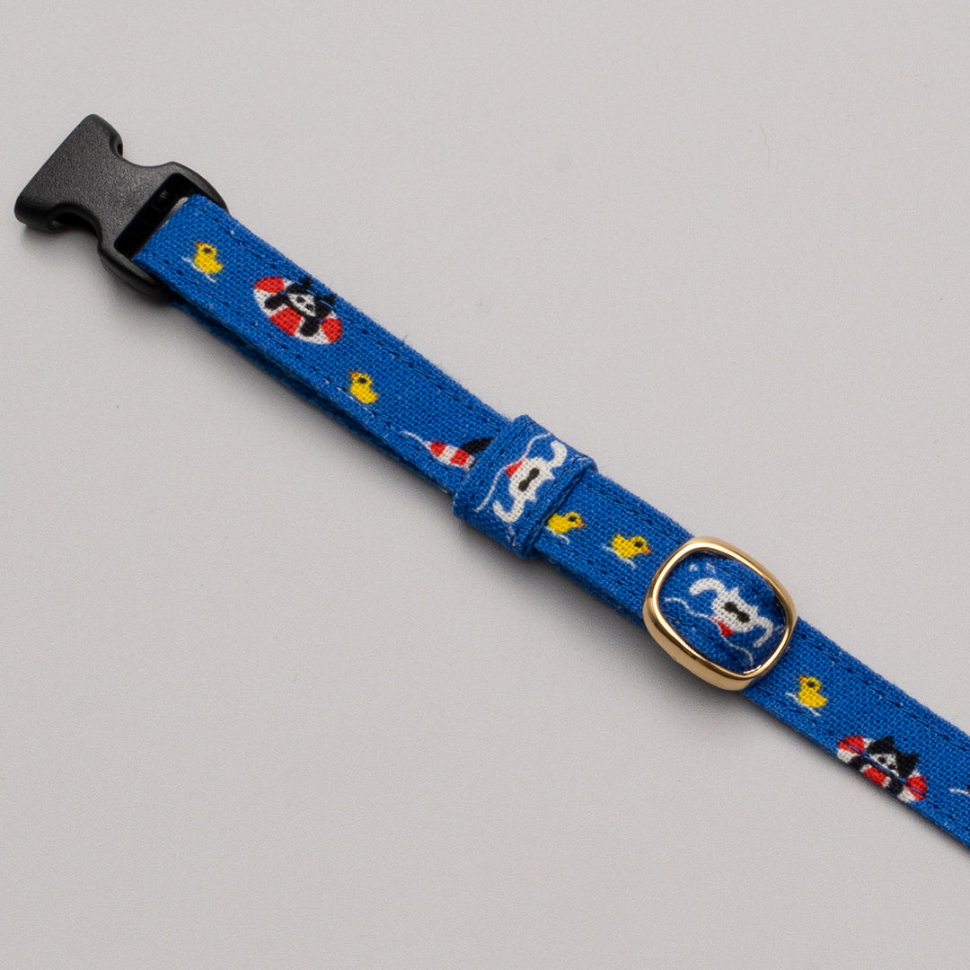 グラフィック猫首輪 猫のサマバケ 泳ぐねこ【限定モデル】