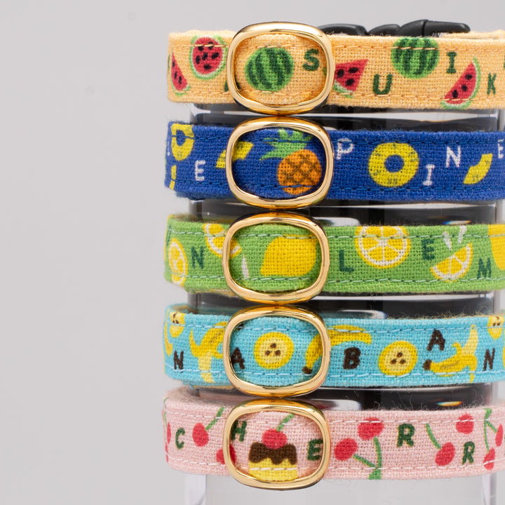 グラフィック猫首輪 夏のフルーツ スイカ【限定モデル】