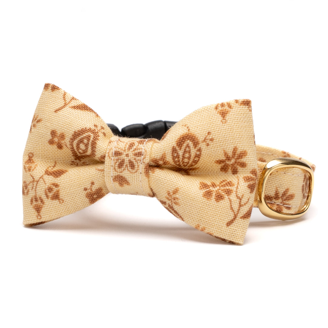 リボン付き猫首輪 moda ダイナーズデライト イエロー【限定モデル】