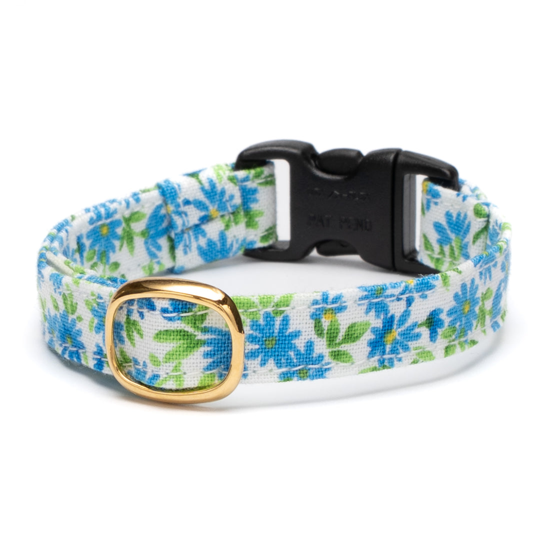 猫首輪 moda ワイルドフラワーズ ブルー【限定モデル】