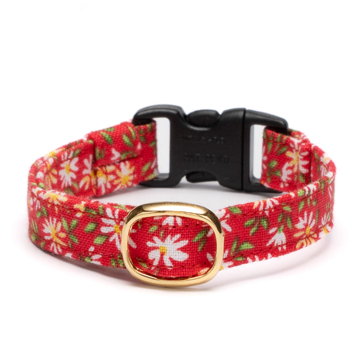 猫首輪 moda ワイルドフラワーズ レッド【限定モデル】