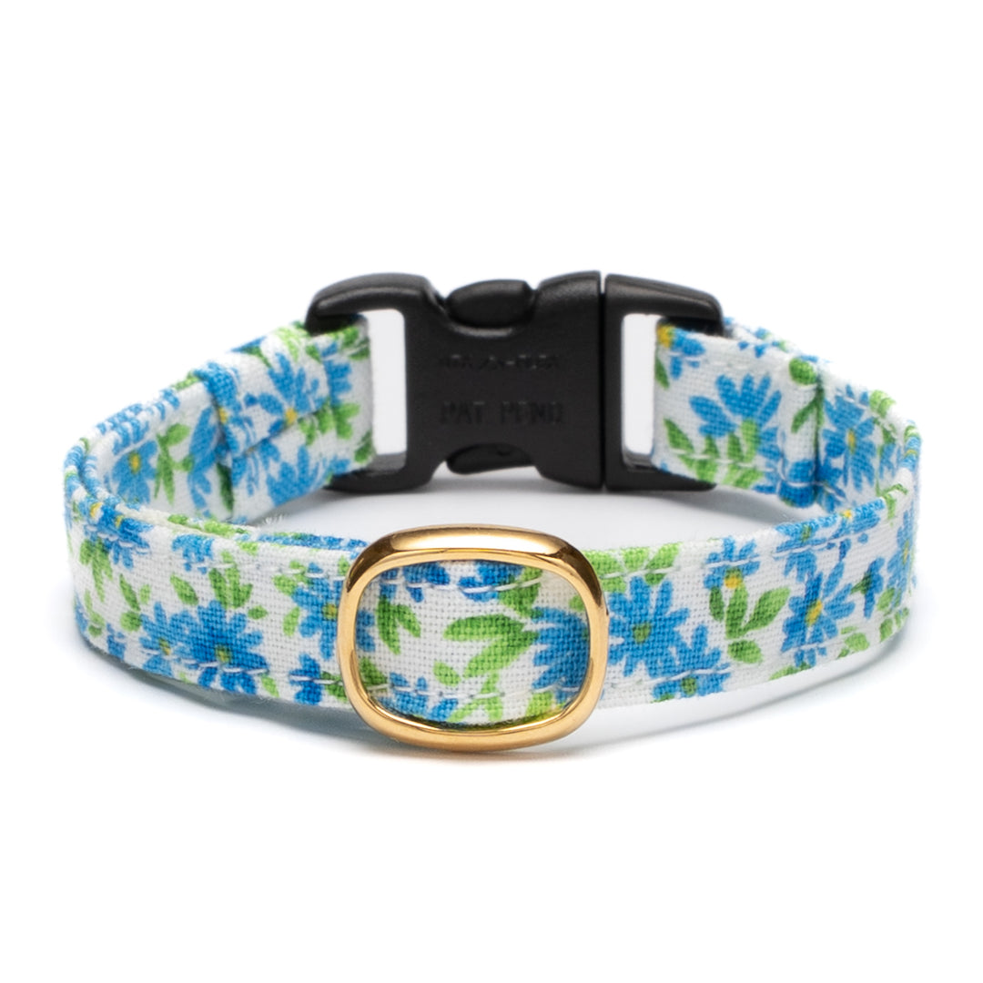 猫首輪 moda ワイルドフラワーズ ブルー【限定モデル】