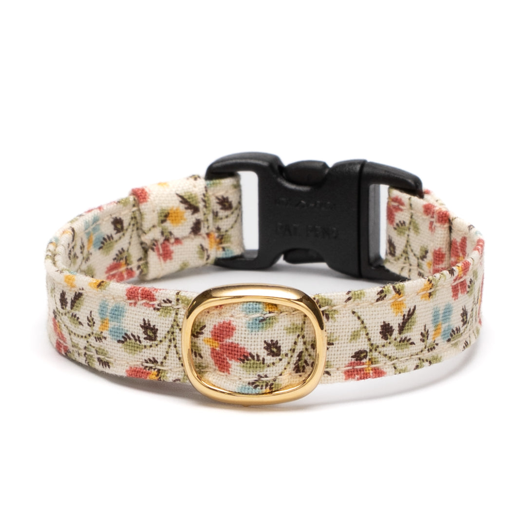 猫首輪 moda ダイナーズデライト 小花アイボリー【限定モデル】