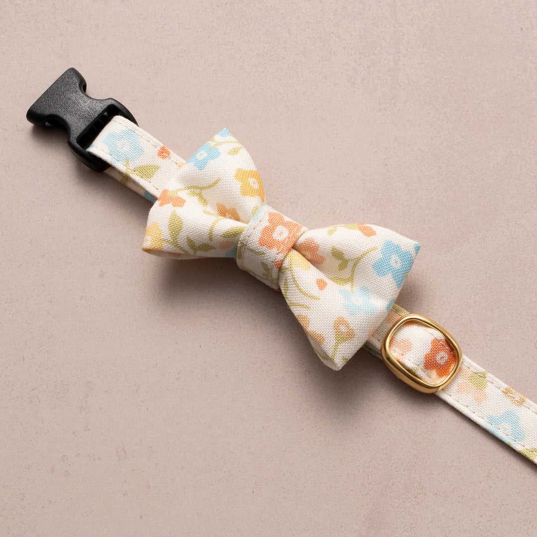 リボン付き猫首輪 moda デインティーメドー マルチカラー【限定モデル】