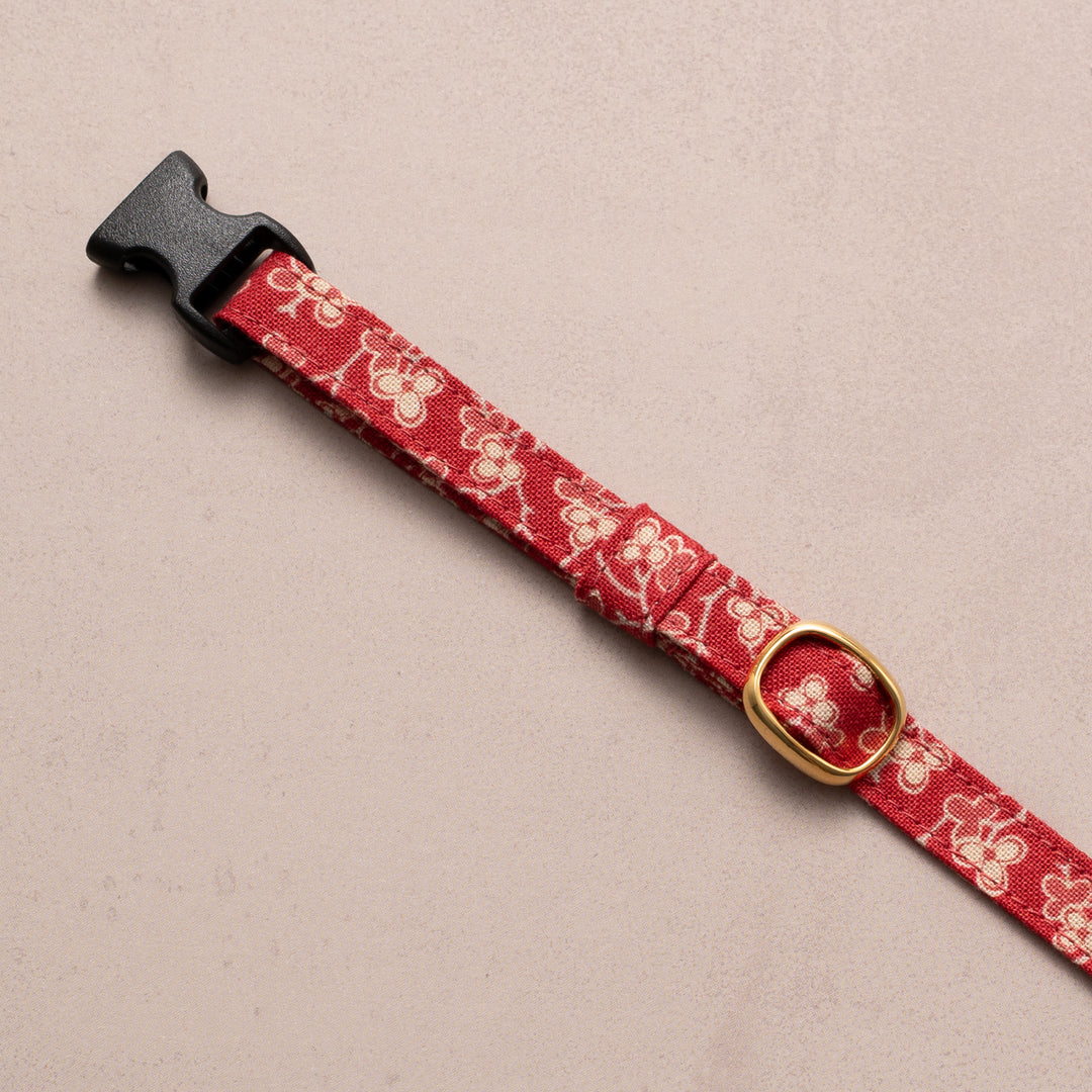 猫首輪 moda ルーアンヌリー トロワ レッド【限定モデル】