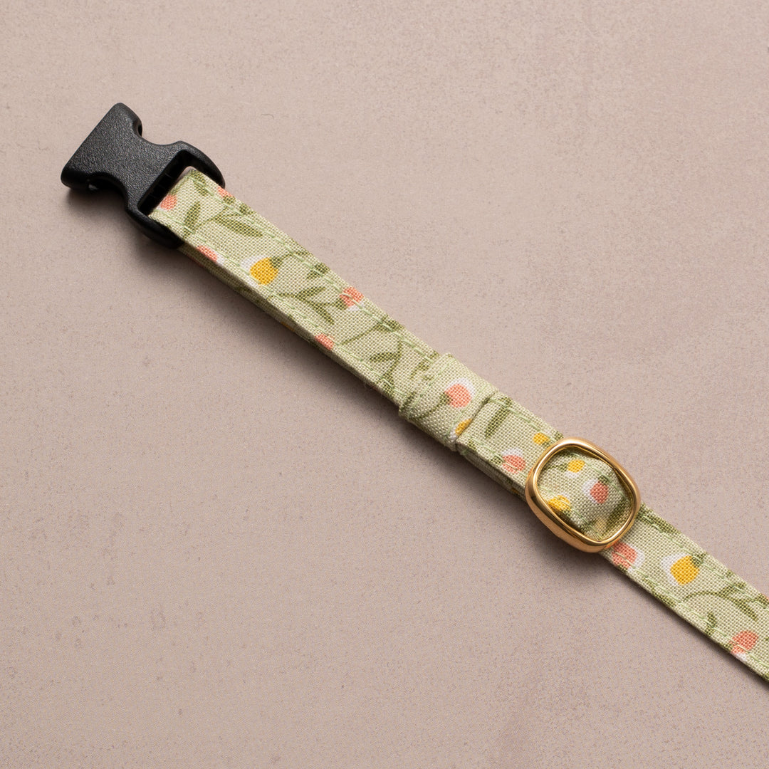 猫首輪 moda フラワーガール グリーン【限定モデル】