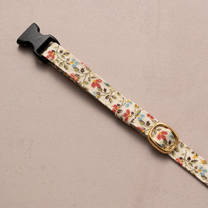 猫首輪 moda ダイナーズデライト 小花アイボリー【限定モデル】