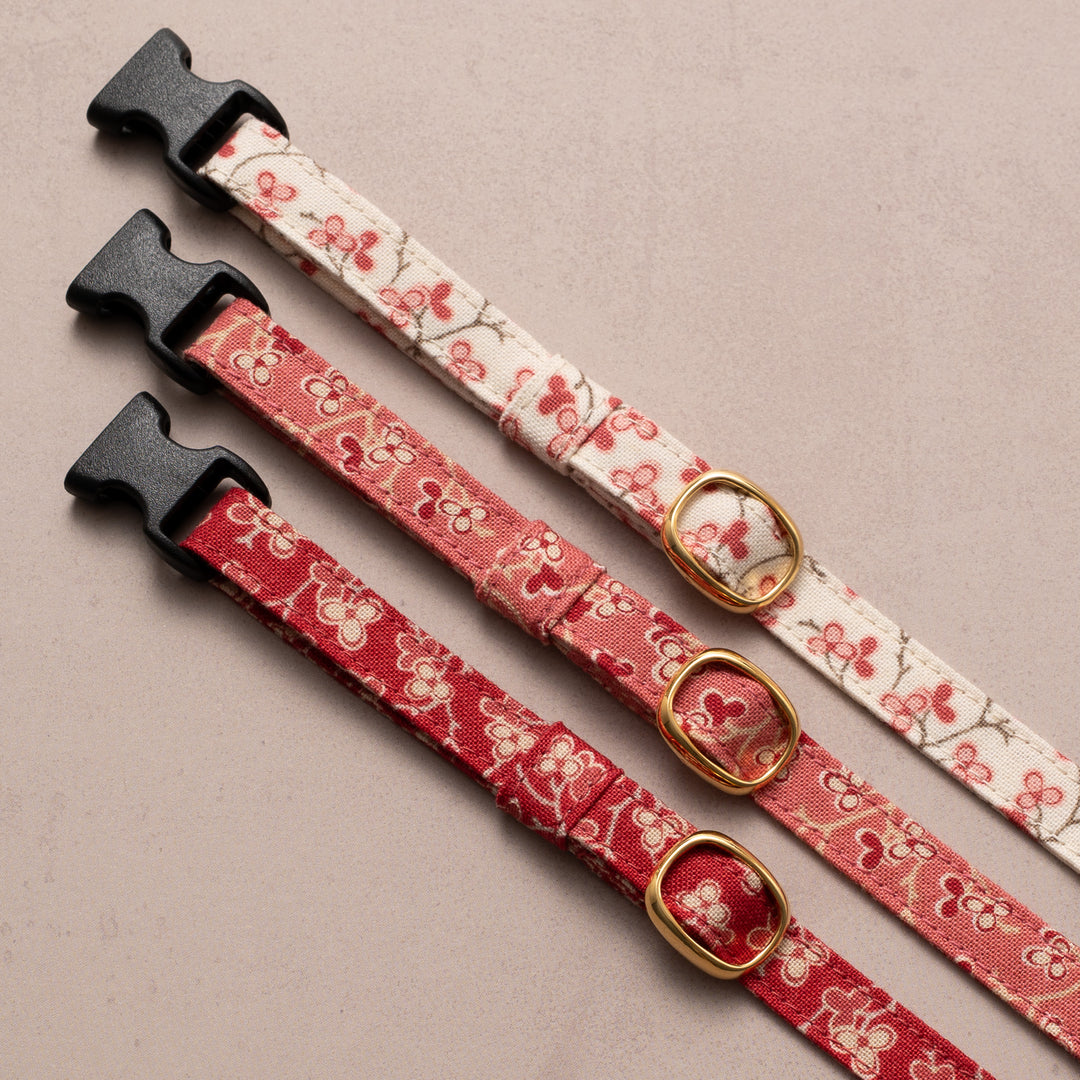 猫首輪 moda ルーアンヌリー トロワ レッド【限定モデル】