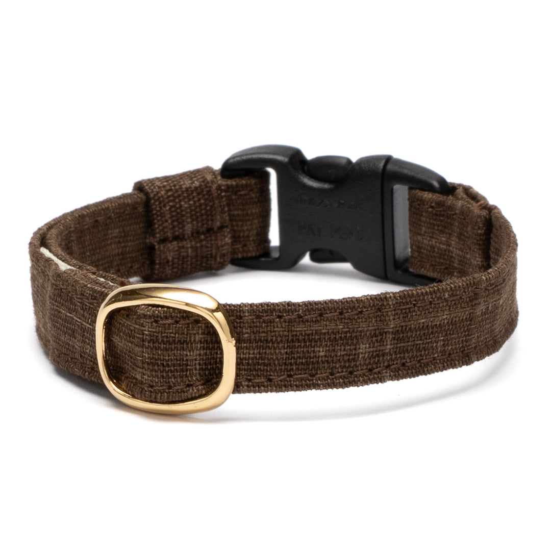 猫首輪 彩かすり くるみ