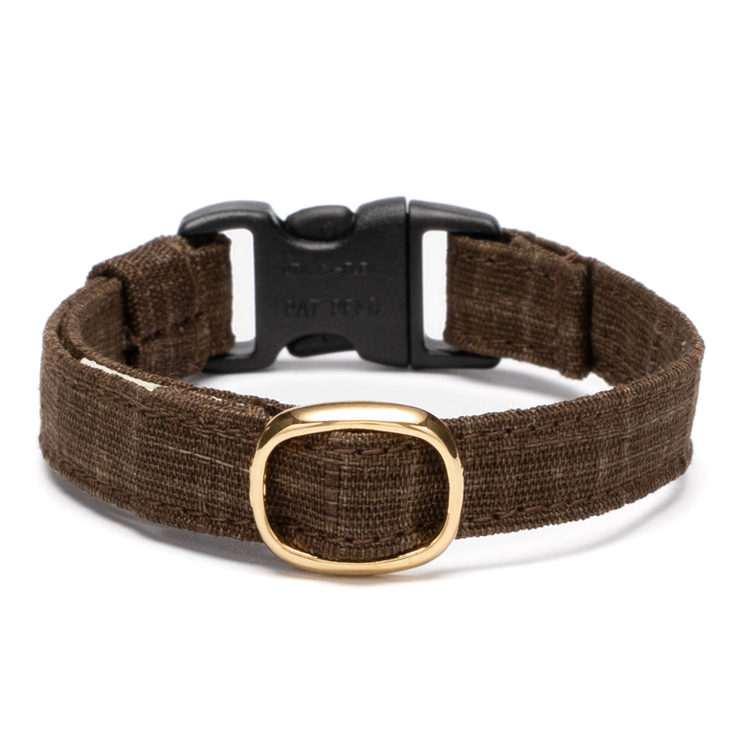 猫首輪 彩かすり くるみ