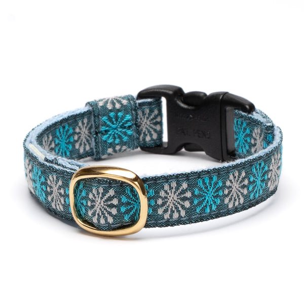 チロル猫首輪 Kafka フラッフ 05ブルーグリーン チロル猫首輪 Kafka フラッフ 05ブルーグリーン