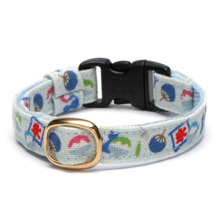 グラフィック猫首輪 夏の和柄 かき氷【限定モデル】